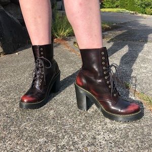 Dr. Martens Kendra Leather Heeled Boots!